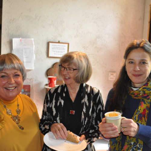 The Bishops Wife with Mhairi and Mary