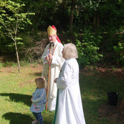 Bishop Ian and Liz at Holy Trinity